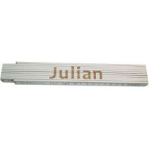 Zollstock Julian 2 m weiß Zollstock