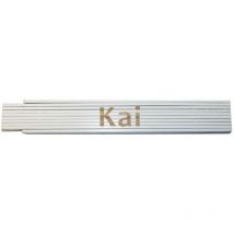 Zollstock Kai 2 m weiß Zollstock