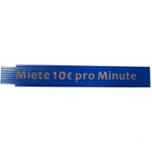 Zollstock Miete 10 pro Minute 2 m blau Zollstock