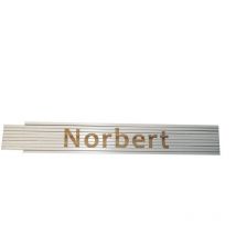 Zollstock Norbert 2 m weiß Zollstock