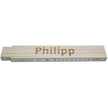 Zollstock Philipp 2 m weiß Zollstock