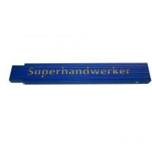 Zollstock Superhandwerker 2 m blau Zollstock