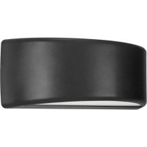 Zona applique da esterno nera per lampadina E27