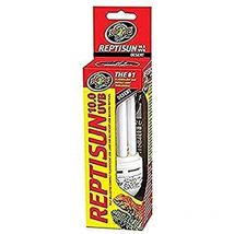 Reptisun - Lampada per terrari e rettilari 13 Watt, 10.0 uvb, uva, lampadina per rettili, tartarughe, rane e piante da terrario - Zoo Med