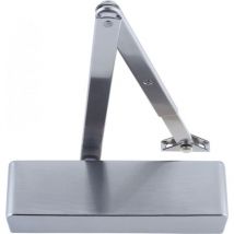 George Boyd - zoo sn ZDC0024SN Heavy Duty Overhead Door Closer EN2-4 Satin Nickel 180° Opening