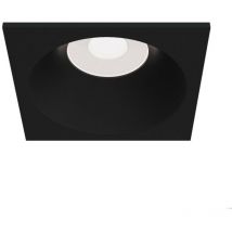 Zoom Einbau-Downlight quadratisch Schwarz, 1 Licht IP65, GU10