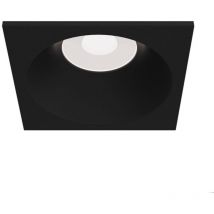 Zoom Einbau-Downlight quadratisch Schwarz, 1 Licht IP65, GU10