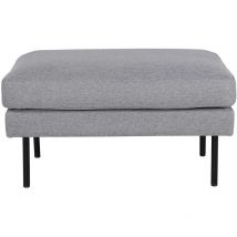 Ebuy24 Fußhocker Zoom – Schwarz Grau – Hochwertige Materialien – Elegantes Design – Ideal für täglichen Gebrauch