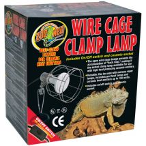 Support de Lampe à pince à cage métallique LF-10EC pour terrarium Zoo Med