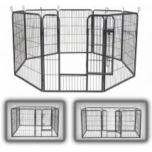 Zoomundo - Parc Enclos pour Chiot - 8 Panneaux - xl
