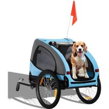 Zoomundo - Remorque velo pour Chien - Buddy en Turquoise