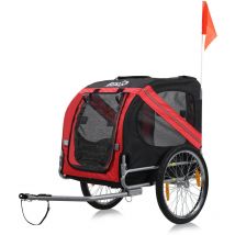 Zoomundo - Remorque velo pour Chien - en Rogue/Noir - Silver Frame
