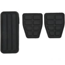 3-Pedal-Kit Gaspedal Bremse Kupplungspedal Schwarzer Gummi Flexibler Verschleißschutz Ersatz für T4 Transporter 1990-2003 - Zoternen