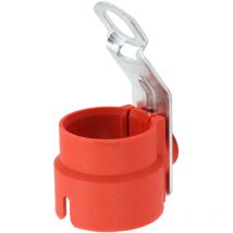 Anhängersteckdosenhalterung, universell, wetterfest, schützend, starr, Zubehör für 7-13-poligen Stecker, Rot - Zoternen