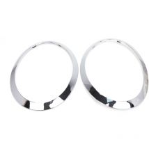 Anneau de garniture de phare de remplacement, 2 pièces, pour bmw mini cooper F55/F56/F57 2014-2021 oem 51137300631, 51137300632, 51712355791,