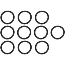 Bandes de fixation pour pare-choc de voiture, 10 pièces, attaches à dégagement rapide, joints toriques en caoutchouc universel - Zoternen