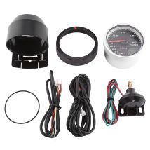 Kit de jauge de suralimentation, jauge, avec dessus en verre en acier inoxydable portable pour voitures de course automobiles - Zoternen