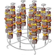 Zubehör Für Heißluftfritteusen Aus Edelstahl – Spießgestell, Spießhalter Und Abtropfschale Für Den Heimischen Grill