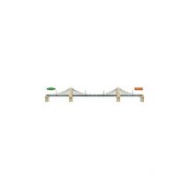 Zubehör für Schienen 1372x80 mm