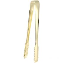 Zuckerzange aus Edelstahl für Gebäck, Eis, Zucker, Backen, Salat, Grillen, Bar-Werkzeuge, vergoldet