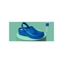 Zueco para sanidad y hostelería con tratamiento virucida y antibacterias unicolor DIAN EVA 43 Azul