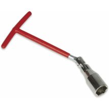 Zündkerzenschlüssel 21 mm – Spezialstahl – Kunststoffgriff – 30x90x280 mm – 26 g