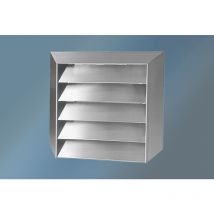 Zuluftgitter Lüftungsgitter - Edelstahl, ø 150 mm / 230 x 220 mm