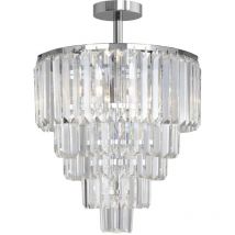 Zumaline Lighting - Zumaline amedeo Plafonnier, Chrome, 10x E14