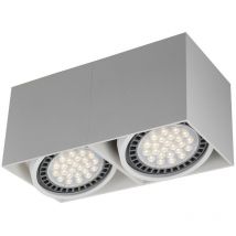 Zumaline Lighting - Zumaline box Plafonnier double monté en surface, blanc, GU10 (ES111)