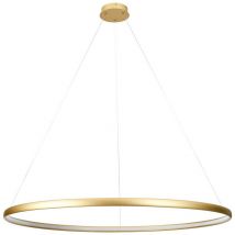 Zumaline carlo Plafoniera led a sospensione integrata, Oro, 4000K, 2280lm