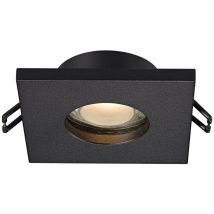 Zumaline Lighting - Zumaline chipo Downlight encastré, noir, 1x GU10