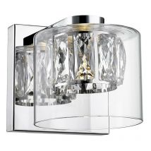 Zumaline GEM Applique, Chrome, 450lm, 3000K