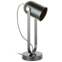 Zumaline lampa Lampada da tavolo, nero opaco, oro, 1x E27