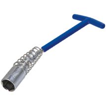 Zündkerzenschlüssel mit Gelenk T-Griff 21mm Chrom-Vanadium-Stahl