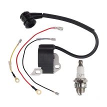 Tigrezy - Zündspule mit Zündkerze für Stihl MS250 021 023 025 MS210 MS230 0000 400 1306 Kettensäge 0000 400 1302 1123-400-1301