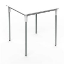 garbar ZURICH Mesa Cuadrada Interior, Exterior 70x70 Blanco