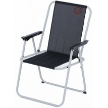 Zusammenklappbarer Camping-Piccolo-Sessel O'camp Schwarz - Abmessungen: 57 x 55 x 80 cm.