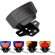 ZVD-LED Motorcycle Tail Light Integrated Turn Signal,LED Brake Light,Driving Light with Waterproof License Plate Holder for Motorcycle 12V-1 Pcs