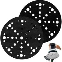 Zwei 150 Mm Weiche Schleifpapierpads, 49 Löcher, Weiche Schaumstoffschnittstelle, Geeignet Zum Schleifen Und Polieren Weiche Schwammpads, Geeignet Für