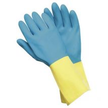 Maurer Zweifarbige Neopren-/Latex-Handschuhe Größe XL – 50 % Neopren, 50 % Latex – Voll gefüttert – Ideal für industrielle Anwendungen