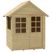 Holla Kinder Spielhaus für den Garten Holz - Zwerkules