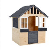 Lolli Kinder Spielhaus für den Garten Holz - Zwerkules