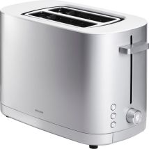 Enfinigy Grille-pain avec 2 fentes 1000 w, grille réchauffe-viennoiseries amovible et tiroir ramasse-miettes amovible Argenté (53008-001-0) - Zwilling