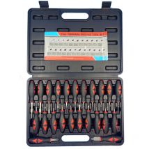 Asupermall - 23 Piece Set Terminal Remover Terminal Removal Tool Auto Repair Tool ZX001 Box Random Colour