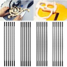 Zxpasra - groofoo 24 Lames Pour Scie à Chantourner, Multifonctionnel, Calcul, Travail, Outil Electrique, Accessoires, 10, 15, 18/24 Dents, 24 pièces