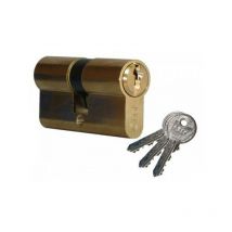 Zylinder City iseo 40x40mm Messing poliert - vielfältig V03 KCF005503 - 520940407V03