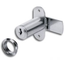 Zylinder-Hebelschloss 6070 Typ 542 links, Schließhebel glatt, l 40 mm - Hekna