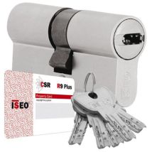 Zylinder R9+ 30x30mm Abnehmbar – 5 Schlüssel – Variabel – Vernickelt