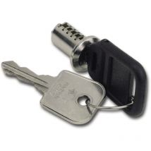 Zylinder Wechselkern 2 Schlüssel, Sperre 1553 Zamak vernickelt - Hekna