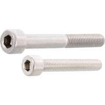 Brico Dea - Zylinderschrauben M10x90 mit Innensechskant ISO4762, Edelstahl A4-70 - 50 Stück